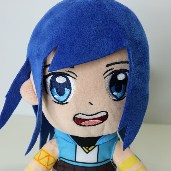 ItsFunneh Funneh The Krew Anime Blue Hair Girl Plush Doll Collectible Toy - Picture 2 of 11